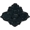 Ekena Millwork Piedmont Ceiling Medallion (Fits Canopies up to 6 1/2"), 67 1/8"W x 48 5/8"H x 1 7/8"P, Night Shade CM67PENSF - alternate 2